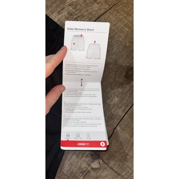 Bontrager Kalia Women's Cycling Shorts Black 7" Inseam Padded Liner M - Picture 3 of 5